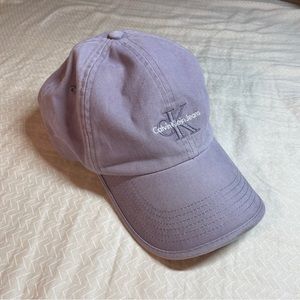 Calvin Klein Women’s Purple Adjustable Strap Cotton Hat